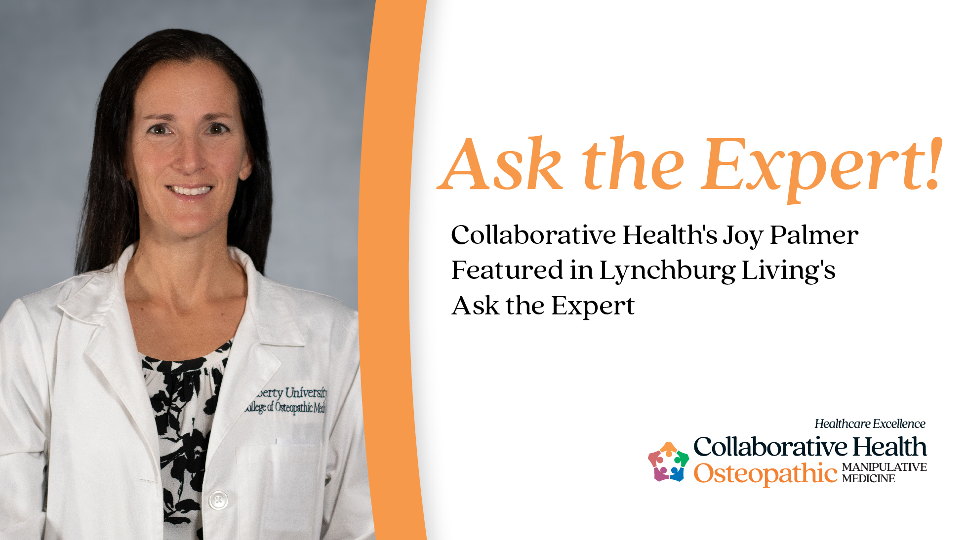 Collaborative Health's Joy Palmer Featured in Lynchburg Living's Ask the Expert